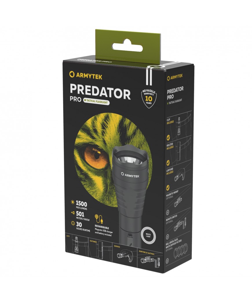 Lampe frontale Armytek Wizard C2 WG Lumière chaude et verte